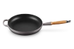 Le Creuset - patelnia żeliwna z drewnianym uchwytem 26 cm Flint