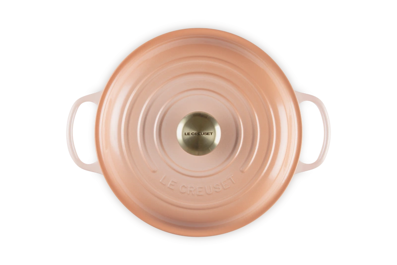 Le Creuset - garnek patelnia Gourmet Signature 26 cm 2,2 l peche