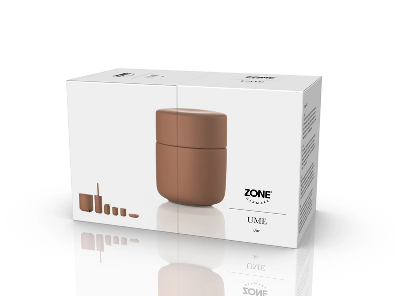 Zone Denmark - Pojemnik z pokrywą Ume Terracotta