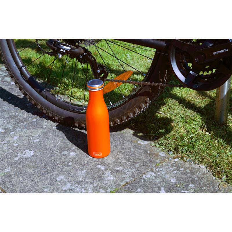 Lurch - butelka termiczna, stalowa, 0,5 l, pomarańczowa