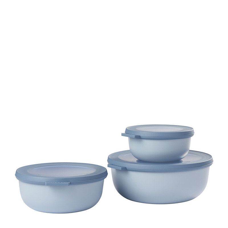Mepal - Zestaw 3 misek Cirqula 350 750 1250 Nordic Blue