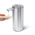 Simplehuman - Dozownik do mydła bezdotykowy, 414 ml, stal szczotkowana