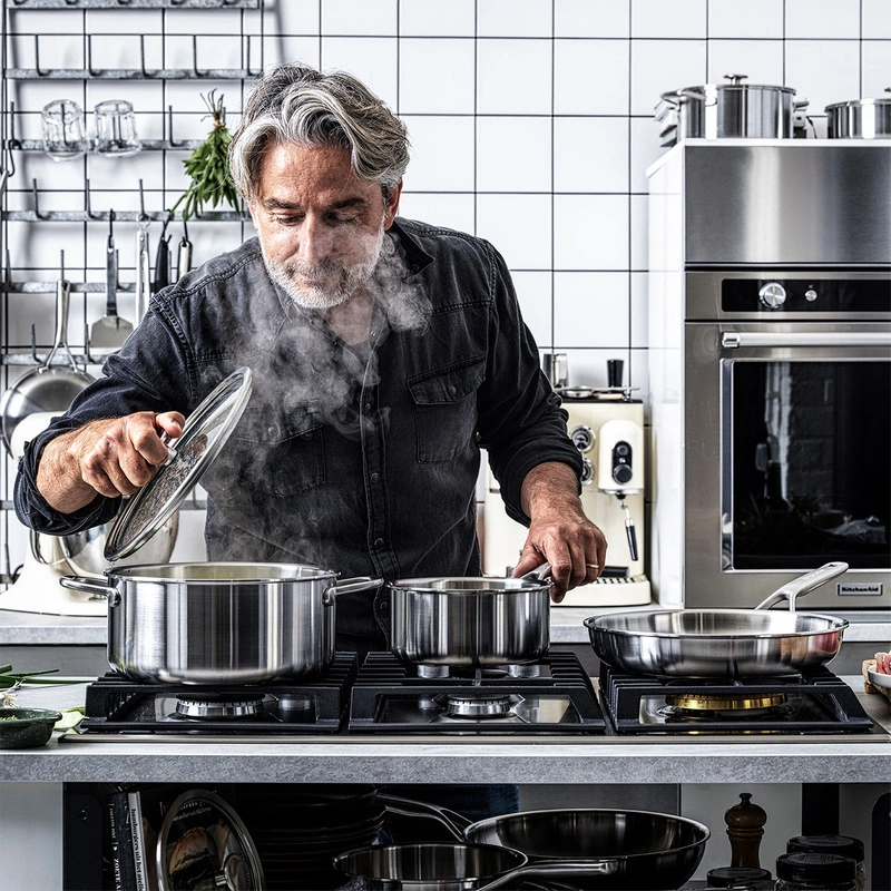 KitchenAid - Zestaw garnków Multiply 7 elementów