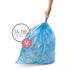 simplehuman - Worki na śmieci 16-18l; 20 szt; niebieskie