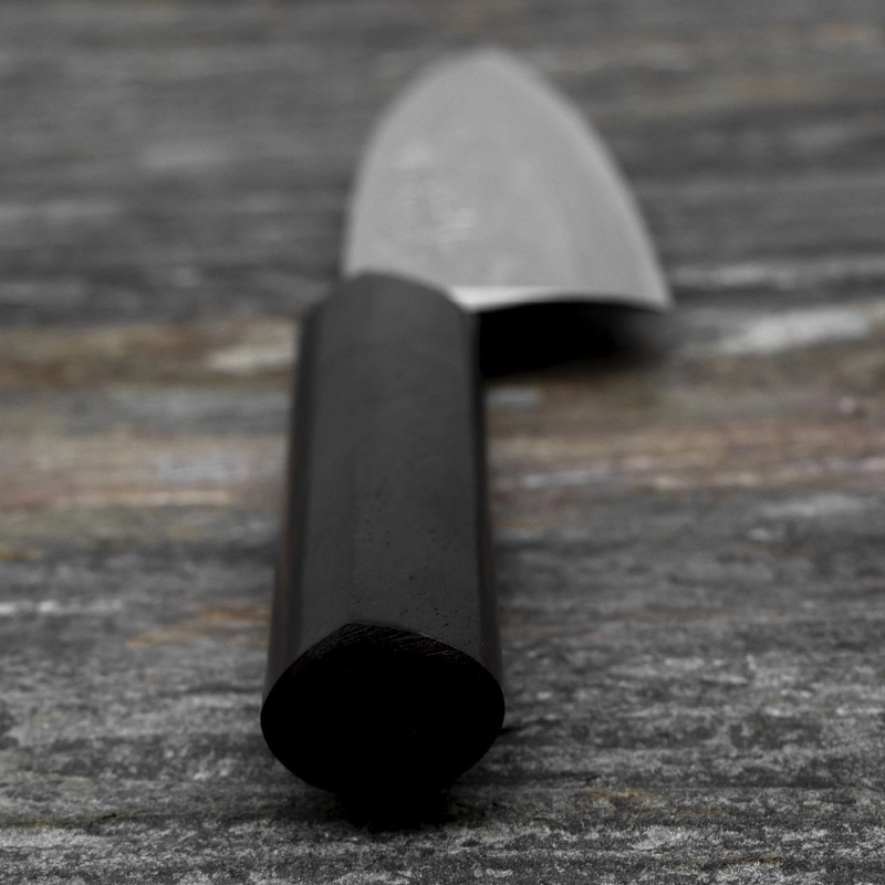 Hideo Kitaoka - Shirogami Satin Nóż Deba 12 cm