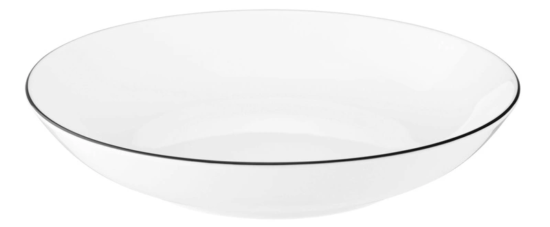 Seltmann - LIDO BLACK LINE Zestaw 6 talerzy do zupy 21 cm