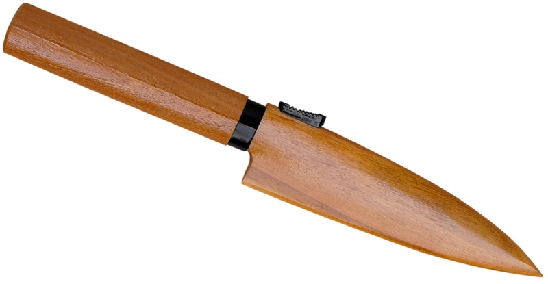 Satake - Nożyk do owoców w drewnianej pochwie