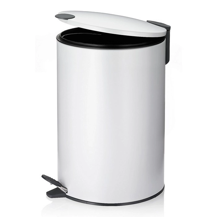 Kela - Kosz na śmieci 12 l biały Mats