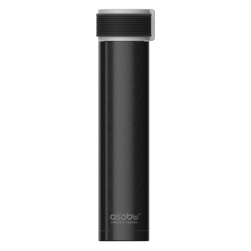 Asobu - Butelka termiczna SKINNY MINI BLACK, 230ml