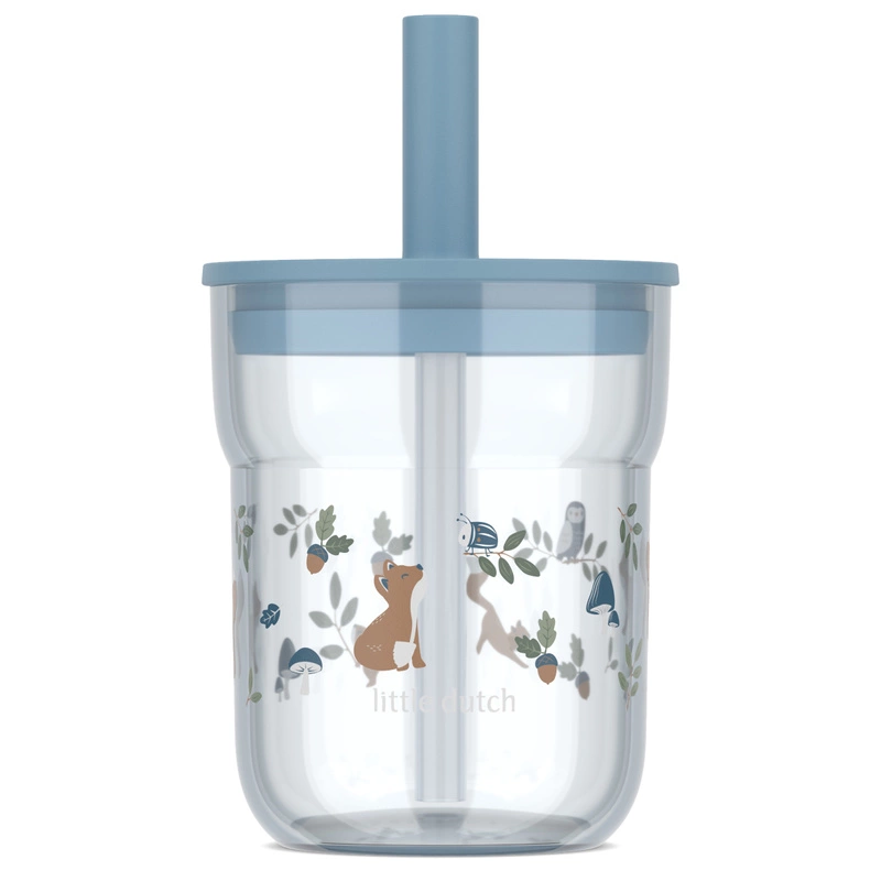 Mepal - Szklanka dziecięca ze słomką Mio 250ml Forest Friends