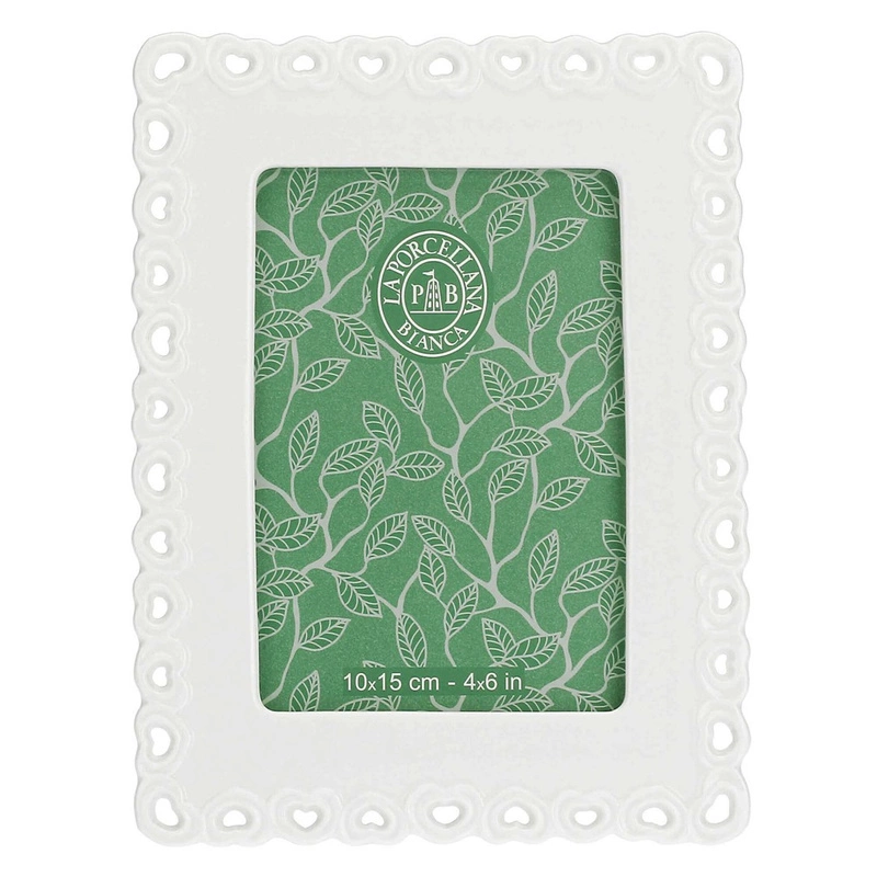 La Porcellana Bianca - zdobiona ramka na zdjęcia 10 x 15 cm Valentino