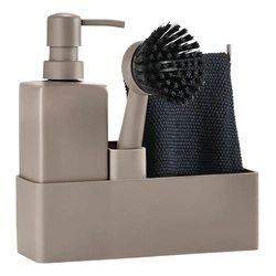 Zone Denmark - Organizer do zlewu ze ściereczką Singles Taupe