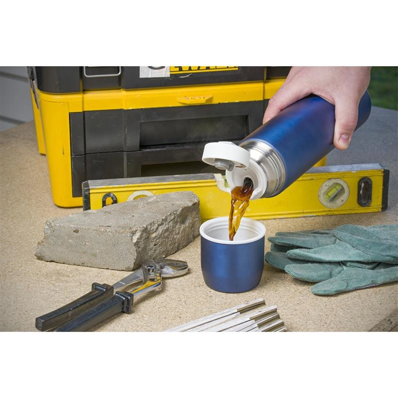 Lurch - termos stalowy, 0,45 l, niebieski