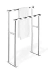 Zack - stojak łazienkowy na ręczniki stal polerowana Scala