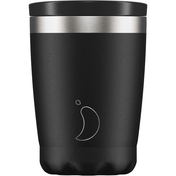 Chilly's Bottles - Kubek do kawy Chilly's Seria Monochrome 340ml Monochrome Black