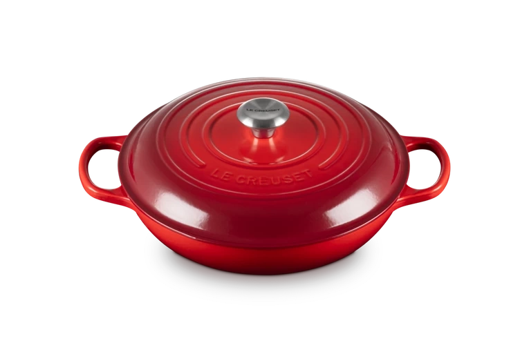 Le Creuset - garnek gourmet profesjonalny 30 cm 3,5 l wiśniowy