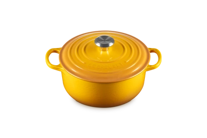 Le Creuset - garnek żeliwny Signature 20 cm 2,4 l nectar