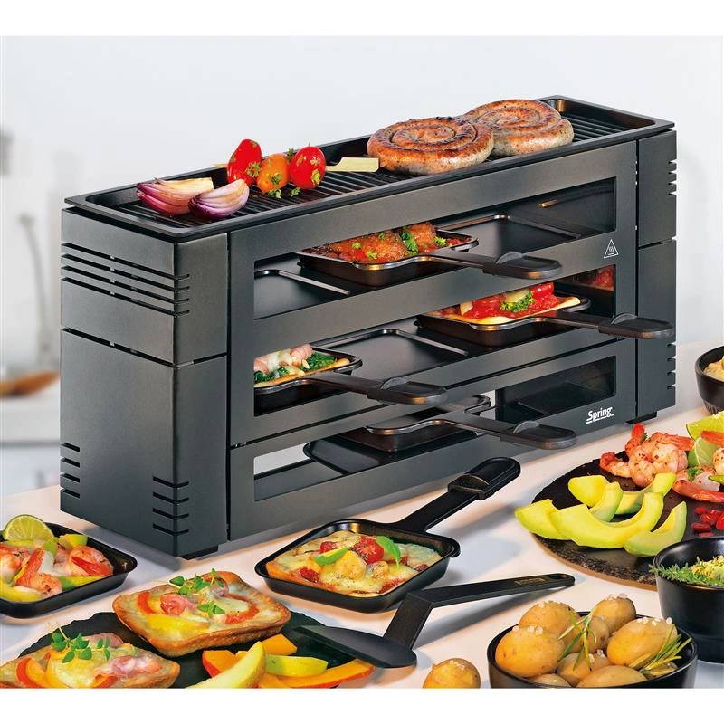 Spring - raclette/piec do mini-pizzy, dla 6 os., 46 x 16 x 21,5 cm PIZZARACLETTE