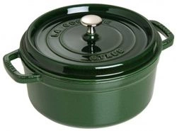 Staub - garnek brytfanna żeliwna zielona 2,6 l 22 cm