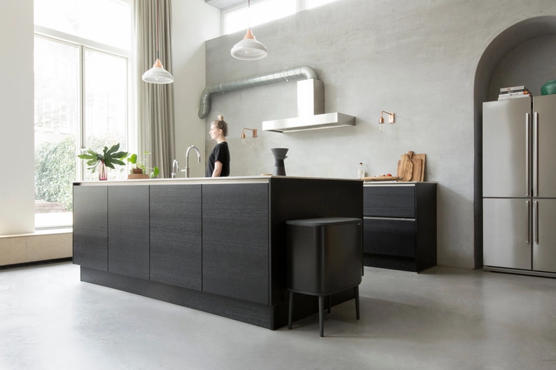 Brabantia - kosz na śmieci Bo Touch Bin 36L czarny mat