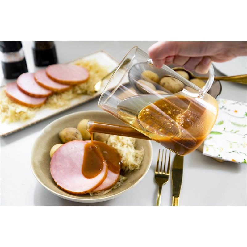 Lurch - oddzielacz do tłuszczu, szkło borokrzemowe, 0,75 l, śred. 11 x 15,5 cm