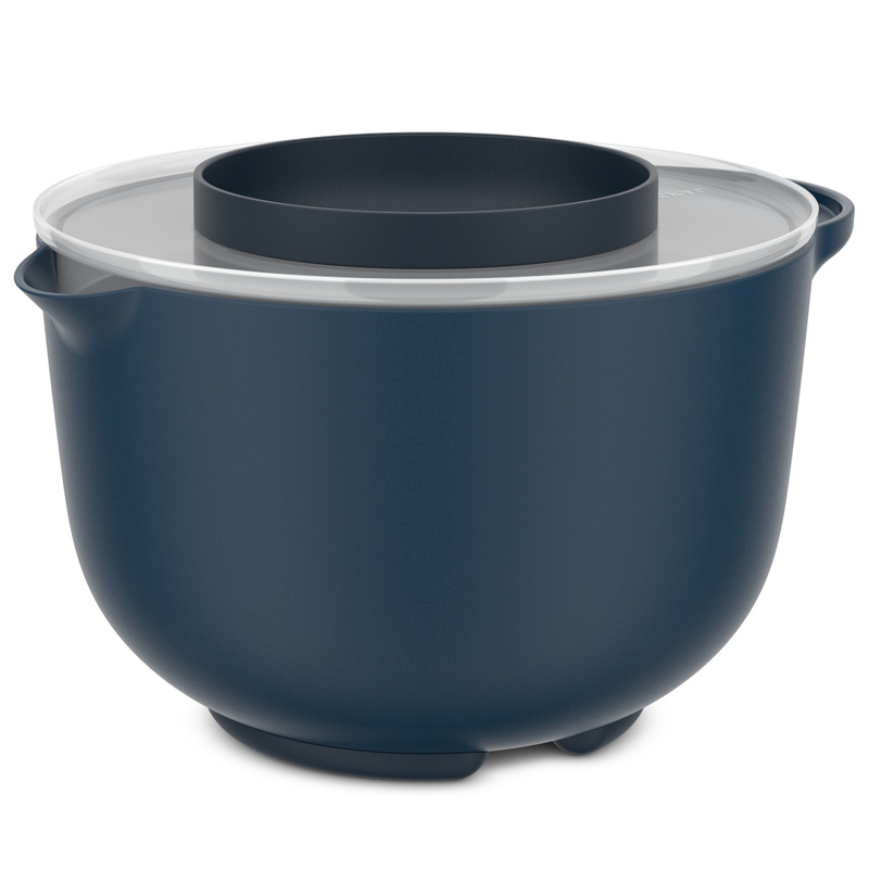 Mepal - Miska do miksowania z pokrywą odporną na rozchlapywanie Chef It 3000 ml Navy