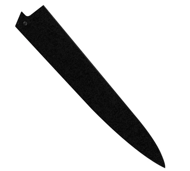 Mcusta - Drewniana Saya Black ochraniacz na nóż Sujihiki 27 cm