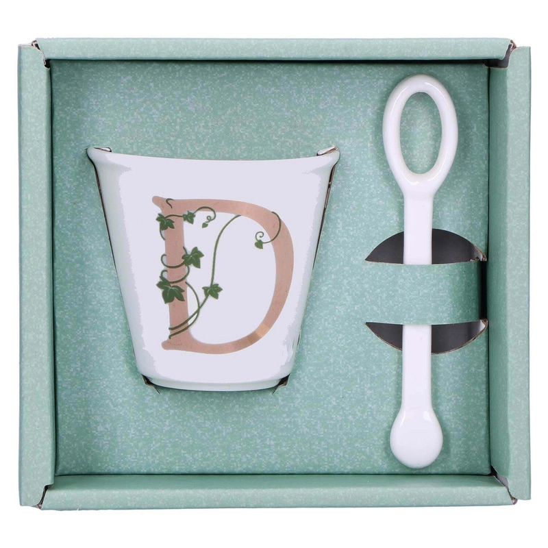 La Porcellana Bianca - filiżanka z łyżeczką 75 ml, Wzór D Unico