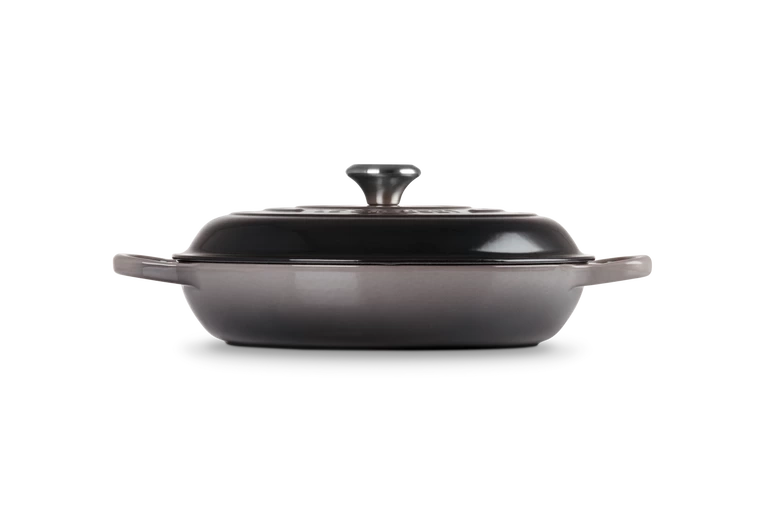 Le Creuset - garnek gourmet profesjonalny 30 cm 3,5 l flint