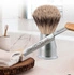 Erbe Solingen - Pędzel do golenia Pure Badger czarny titanlook