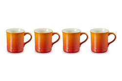 Le Creuset -Zestaw 4 Kubków 400ml płomienny