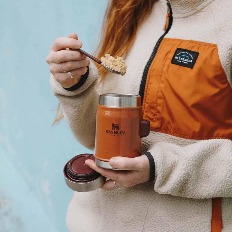 Stanley - Termos obiadowy Classic 0,4 l Hammertone Clay