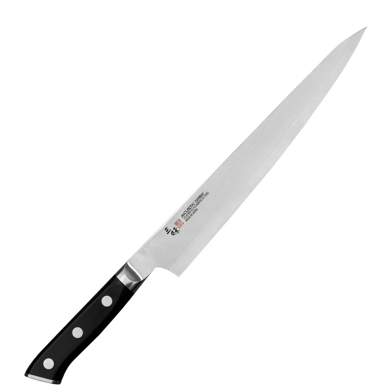 Mcusta Zanmai - Classic Damascus Pakka Nóż Sujihiki 24cm