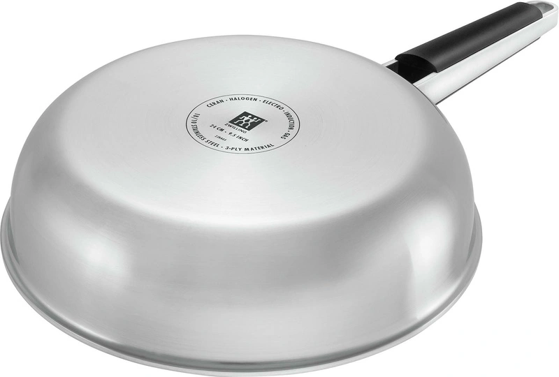 Zwilling - PURE Patelnia indukcyjna płytka - 28 cm, srebrny