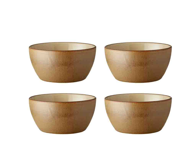 Bitz - Zestaw misek 4sz. 12cm Wood/Sand Stoneware