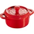 Staub - mini cocotte okrągły 200 ml, czerwony