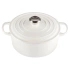 Le Creuset - brytfanna żeliwna emaliowana Signature okrągła 22 cm 3,3 l biały