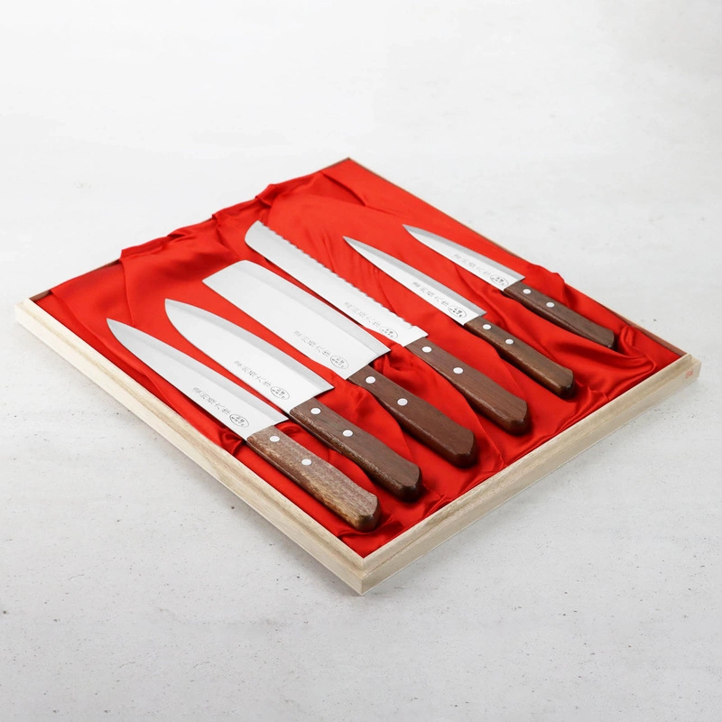 Satake - Tomoko Zestaw 6 noży w drewnianym pudełku