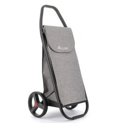 Rolser - Wózek na zakupy Com Tweed 8 Black Tube szary
