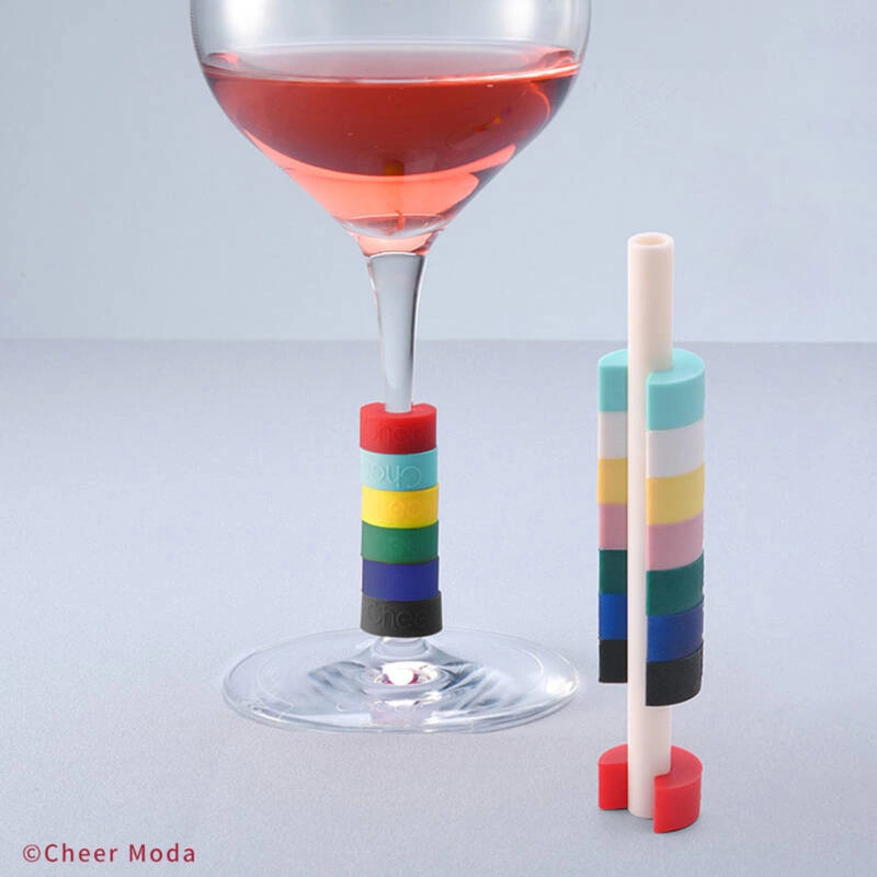 Cheer Moda - Znaczki na kieliszki Corals