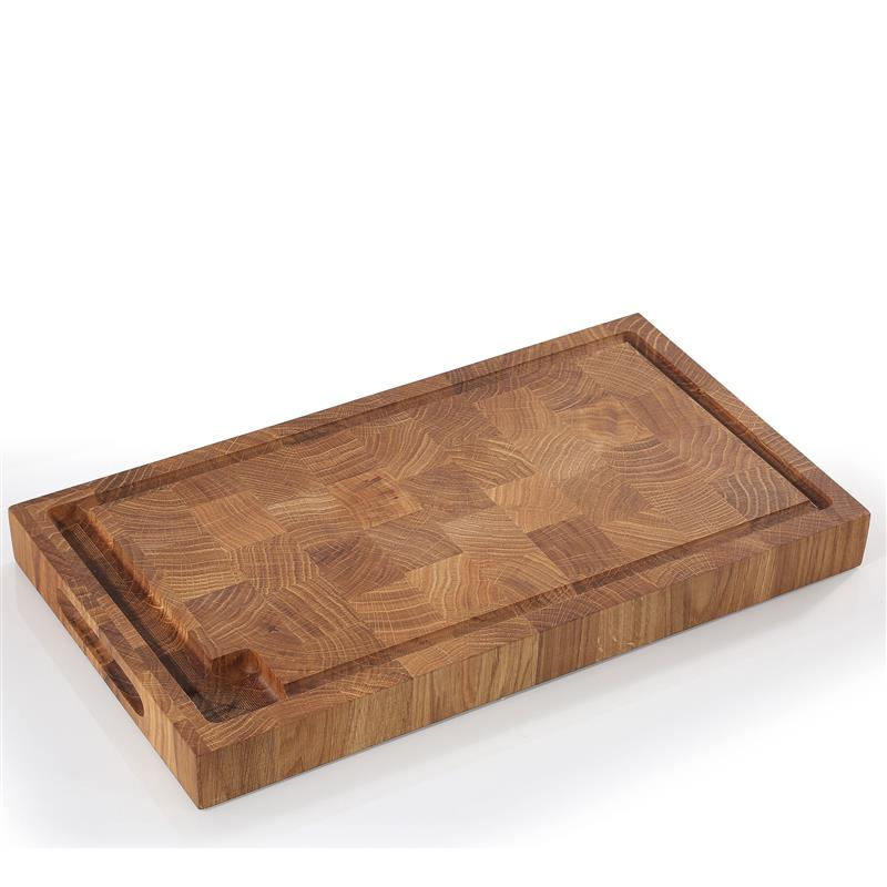 Zassenhaus - blok do krojenia typu end grain, drewno dębowe, 45 x 25 x 4 cm