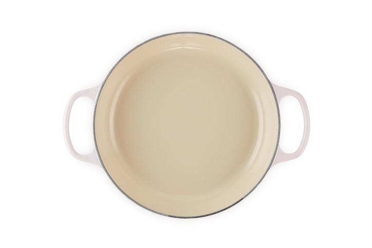 Le Creuset - garnek patelnia Gourmet Signature 26 cm 2,2 l shell pink