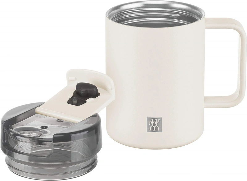 Zwilling - THERMO PLUS Kubek termiczny z uchwytem - 380 ml, kremowy