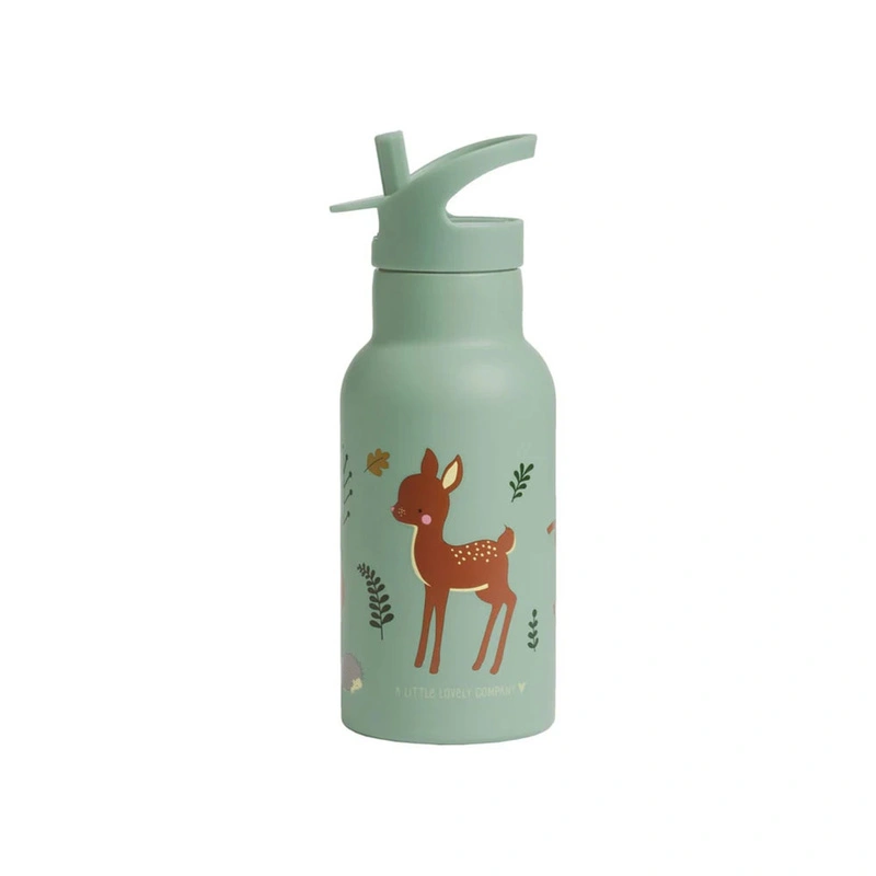A Little Lovely Company - Butelka na wodę dla dzieci FOREST FRIENDS 0,35L