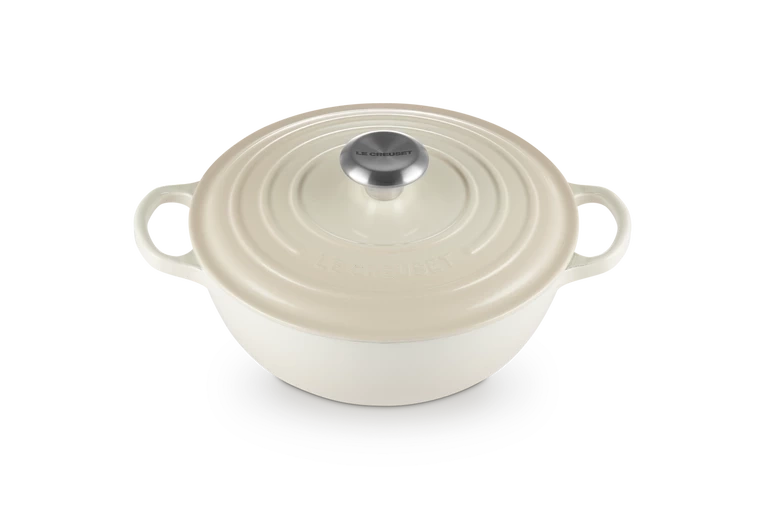 Le Creuset - La Marmite garnek żeliwny rodzinny meringue 26 cm