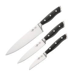 Kuchenprofi - zestaw 3 noży kuchennych, stal chirurgiczna Primus