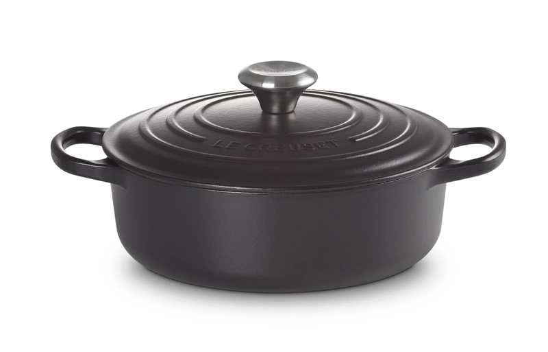 Le Creuset - garnek żeliwny Gourmet 24 cm 3,1 l czarny