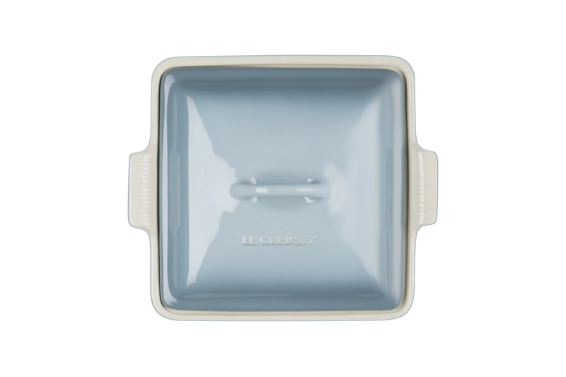 Le Creuset - Kwadratowa Forma z Pokrywką 23 cm sea salt
