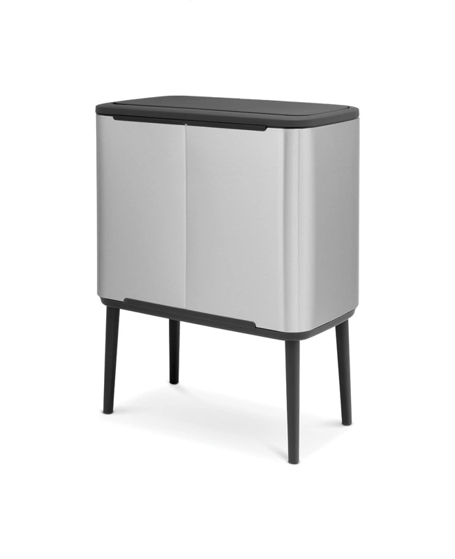 Brabantia - kosz na śmieci Bo Touch Bin 33L (3 x 11) stal matowa FPP