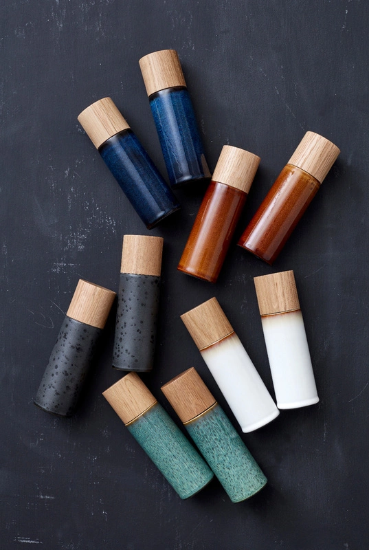 Bitz - Zestaw młynków do soli i pieprzu 17 cm Green